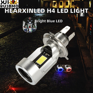 ไฟหน้ารถมอเตอร์ไซค์ LED MTB-COB-A รุ่น H4 BA20D สีฟ้า 72W รับประกัน 12 เดือน สำหรับสกู๊ตเตอร์และมอเตอร์ไซค์ - Product Image 2