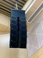 Enceinte Line Array LA212 Pro Puissante 1000W Double 12 pouces IP56 Étanche Longue Portée de Projection