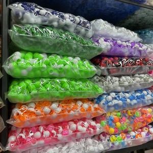 Échantillon gratuit macaron coloré cheveux fermoir baril <span class=keywords><strong>perles</strong></span> grand trou <span class=keywords><strong>perles</strong></span> cheveux accessoires couleur transparente décoration pour <span class=keywords><strong>tresses</strong></span> - Product Image 6