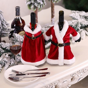 Fundas <span class=keywords><strong>para</strong></span> Botellas <span class=keywords><strong>de</strong></span> Vino Navideñas al por Mayor, Disfraz <span class=keywords><strong>de</strong></span> Papá Noel, Suéter <span class=keywords><strong>para</strong></span> Botellas <span class=keywords><strong>de</strong></span> Vino, Accesorios <span class=keywords><strong>para</strong></span> la Mesa <span class=keywords><strong>de</strong></span> Navidad y <span class=keywords><strong>Año</strong></span> Nuevo - Product Image 3