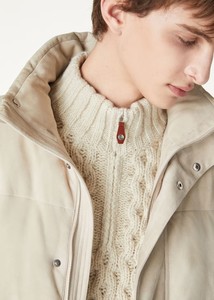 Old Money Style hommes affaires pull pull hiver épais <span class=keywords><strong>Paul</strong></span> col torsadé tricots brodé Logo demi-cou pull hommes - Product Image 3