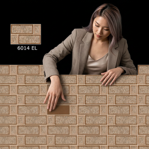Luxury Vistaar Brand Indian Factory Cheap Price Best Quality Elevation Design 250x375mm Digital Ceramic Glazed Wall Tiles - Product Image 1