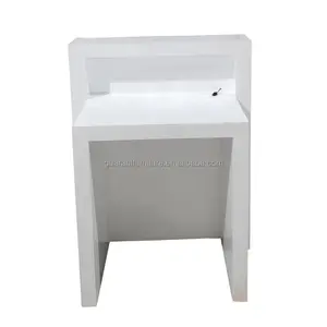 white salon reception desk modern small reception desk for salon equipment