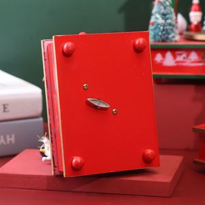 Nouvelle boîte à musique de Noël, cadeau de Noël, carrousel, ornement de bureau en bois, décoration, fabriqué en Chine - Product Image 4