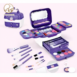 Set de Cosméticos en Caja de Plástico, Regalo de Navidad <span class=keywords><strong>para</strong></span> <span class=keywords><strong>Niñas</strong></span> de 9 a 12 Años, Maquillaje con Diseño Nuevo y Brillante, <span class=keywords><strong>Kit</strong></span> de Maquillaje de Juguete <span class=keywords><strong>para</strong></span> <span class=keywords><strong>Niñas</strong></span> - Product Image 1