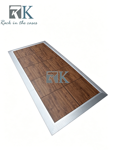 Pista de Baile Personalizada con Panel de Madera para Bodas y Fiestas - Product Image 1