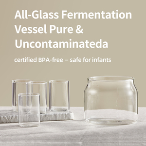 Trực quan lọ thủy tinh 8 thực đơn 1L + 4x150ml ly Natto sữa chua lên men tự động Hy Lạp sữa chua Maker Máy - Product Image 2