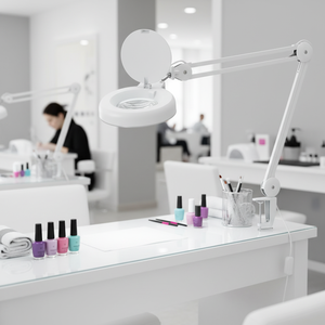 High Quality Dimmable Lamp With Clamp on Led Table Magnifying Glass <b>Light</b> for Eyelash Extensions Salon - Product Image 1