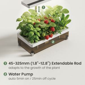 Sistema <span class=keywords><strong>de</strong></span> Jardinería Interior Inteligente HGS15-1CB, Kit <span class=keywords><strong>de</strong></span> Cultivo Hidropónico Compacto para Hierbas con Panel <span class=keywords><strong>de</strong></span> Control para Cultivo en Casa, OEM ODM - Product Image 5