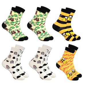 SANZHIRUI Calzini Divertenti Floreali Invernali Anime Casual Ins da Uomo e Donna, Calzini Morbidi in Cotone Colorati per Tutti i Giorni, Stile Simpsons - Product Image 1