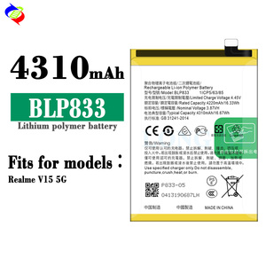 OEM Neuer Handy-Akku Ersatz BLP833 für OPPO Realme V15 5G & Realme X7 5G 4310mAh Brandneu 0 Zyklen - Product Image 2