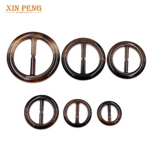 Personalizado diseño redondo rectangular de resina de plástico abrigo hebilla abrigo - Product Image 5