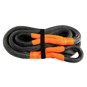 Ijver 1 Inch 20ft 4X4 Off-Road Auto Rukken Riem Nylon Kinetische Dubbel Gevlochten Herstel Sleepkabel Voor Auto-Noodsituaties