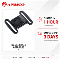 ANMCO Boucle à dégagement latéral en plastique 50 mm pour ceinture de sécurité, boucle réglable pour sac, vente en gros