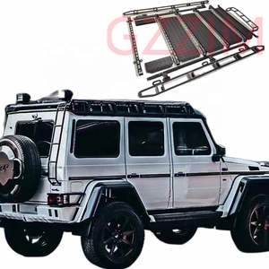 <span class=keywords><strong>Porte</strong></span>-bagages de toit réglable en alliage d'aluminium/acier noir pour <span class=keywords><strong>Mercedes</strong></span>-Benz <span class=keywords><strong>Classe</strong></span> G - Product Image 5