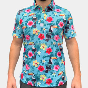 Diseño de marca impresión completa sublimación deportes secado rápido Golf camiseta hombres polo - Product Image 5