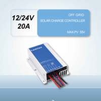 Contrôleur de charge solaire MPPT Lumiax 12V 24V 20A à capteur micro-ondes pour lampadaire solaire, haute efficacité