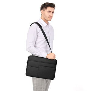 360. Protective <b>Laptop</b> Shoulder <b>Bag</b> Compatible with 15 - 15.6inch Notebooks Organized Storage for <b>Work</b> Travel - Product Image 6