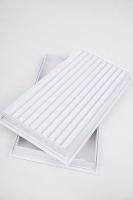 Vente directe usine – Grille d'aération carrée moderne 4 voies en aluminium et plastique, diffuseur de plafond pour système de ventilation CVC