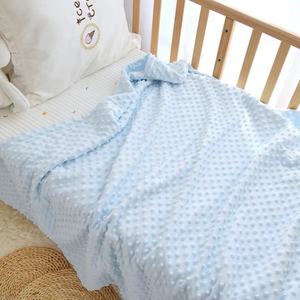 New Style Soft Cozy Comfortable Knitted Minky Baby Blanket Portable Dot Cartoon Pattern <strong>Throw</strong> for Bedroom <strong>Outdoor</strong> Folded Feature - Product Image 5