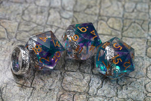 2024 Individuelles Rpg Dnd Stein Polyeder <span class=keywords><strong>Sex</strong></span>-Werdsatz Trittenspiel Steinwürfel Dungeons and Dragons - Product Image 6