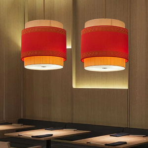 Japanese Style Pendant <b>Light</b> Round E27 <b>LED</b> Eye Caring For <b>Tea</b> Room Restaurant Bedroom Lighting - Product Image 2