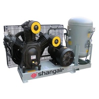Compresseur à piston Shang Air&Hengda 30-40 bars pour la fabrication de bouteilles - Vente chaude |   Compresseur à huile à deux étages, 11-18,5 kW