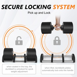 Bộ tạ điều chỉnh trọng lượng 24KG/28KG/32KG/40KG/50LB/70LB/80LB, giá xuất xưởng Trung Quốc, dụng cụ tập thể dục phòng gym - Product Image 3