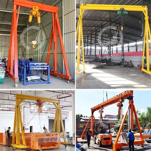 OCEAN 500kg Telescoping <strong>Gantry</strong> <strong>Crane</strong> 160 Ton Portable Double Girder <strong>Rail</strong> <strong>Mounted</strong> <strong>Gantry</strong> <strong>Crane</strong> Frame - Product Image 2