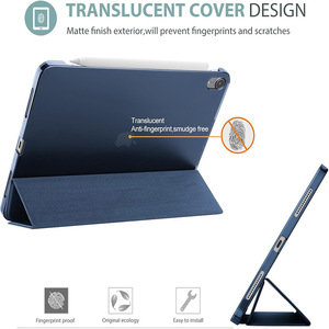 <span class=keywords><strong>ProCase</strong></span> Smart Case pour iPad Air 11 pouces, support fin, coque rigide en PC translucide, housse intelligente compatible avec Touch ID - Product Image 4