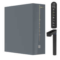 Filtre à eau par osmose inverse sous évier Vamia 100 GPD, autonettoyant, écologique, filtration en 3 étapes, électrique, en plastique, pour usage domestique