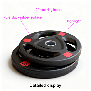 Vente en gros d'usine, plaques de <span class=keywords><strong>poids</strong></span> de compétition les plus vendues, plaques de <span class=keywords><strong>poids</strong></span> en caoutchouc, plaques de barre, taille 2,5 <span class=keywords><strong>kg</strong></span> à 25 <span class=keywords><strong>kg</strong></span>, entraînement, logo personnalisé - Product Image 4