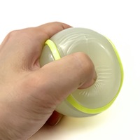 Balles murales et de plafond en TPR, jouet lumineux collant pour enfants, balle rebondissante colorée pour garçons, brille dans le noir