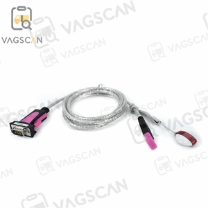 <b>USB</b> <b>Key</b> and DB9 to 9-pin Deutsch Cable Excavator Tool for Liebherr Service Sculi Crane Liebherr Software V2.14.2 Diagnostic Tool - Product Image 4