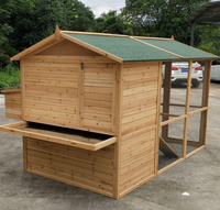 Maison moderne en bois multi-animaux pour poulets, lapins, oiseaux, pigeons - Abri extérieur durable, imperméable, toutes saisons, livraison gratuite