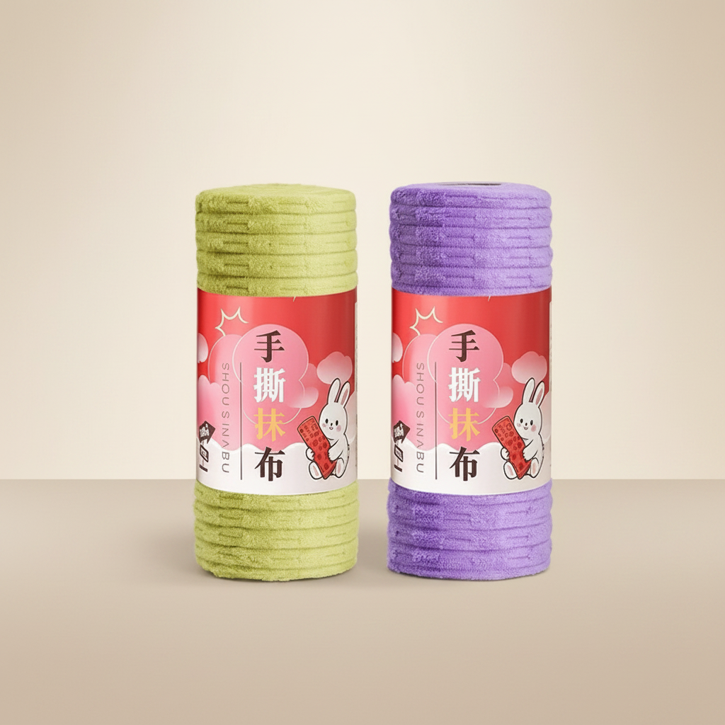 Reusable Kitchen Cleaning Cloth Roll