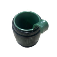 Gelas Shot Plastik PHQH 50ml dengan Bahan PP PS, Aman untuk Makanan, Desain Serat Kayu untuk Minum Rum, Whiskey, Wine, Bir