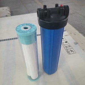 Elemento de filtro de agua Jumbo UF de exterior a interior PVDF de 20 pulgadas, carcasa azul grande de 10 pulgadas, <span class=keywords><strong>Cartucho</strong></span> de membrana UF de fibra hueca de 4,5 pulgadas - Product Image 1
