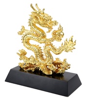 Logo personnalisé de luxe en alliage de zinc 24K Gold Plating Award Antique Golden Globe Trophy Cup for Trophées Medals & Plaques