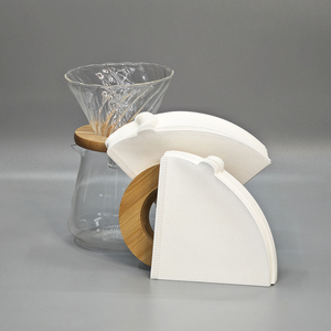 Filtros de Café Desechables de Papel Natural Blanco en Forma de V de Alta Calidad para Preparar Café por Goteo y Vertido - Product Image 4