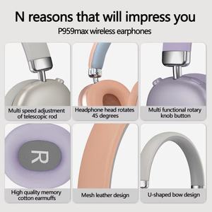 P959max Running Ajustable Business Portable High-Resolution Audio ANC Studio In-Ear Over-Ear True Auriculares - Product Image 5