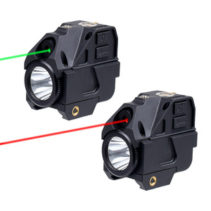 Visée laser rouge et verte avec lampe torche LED, rechargeable magnétiquement, tactique P1, montage sous le guidon, pour utilisation en extérieur - Product Image 1