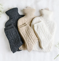 Ensemble de chaussettes de luxe en tricot torsadé en cachemire