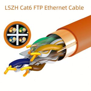 <span class=keywords><strong>สาย</strong></span><span class=keywords><strong>แลน</strong></span>2025 <span class=keywords><strong>100</strong></span><span class=keywords><strong>เมตร</strong></span><span class=keywords><strong>สาย</strong></span><span class=keywords><strong>แลน</strong></span>สำหรับแมว5e LSZH Cat6 23 AWG ทองแดง8แกนป้องกัน<span class=keywords><strong>สาย</strong></span>คู่แบบบิด - Product Image 2