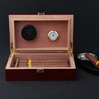 Boîte à cigares en bois personnalisée, humidor pouvant contenir 15 à 25 cigares, avec hygromètre, boîtes en bois pour cigares.