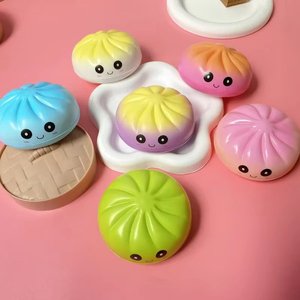 Juguete Antiestrés de Peluche Suave con Forma de Bollo, Juguete Sensorial de Rebote Lento para Aliviar el Estrés y la Ansiedad, para Niños y Adultos - Product Image 6