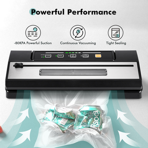 <span class=keywords><strong>Machine</strong></span> de mise <span class=keywords><strong>sous</strong></span> <span class=keywords><strong>vide</strong></span> électrique en acier inoxydable pour usage domestique avec supports de rouleaux offerts pour une utilisation continue - Product Image 2