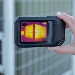กล้องถ่ายภาพความร้อนอินฟราเรดแบบพกพา Flir C5 ความละเอียด 120x90 พิกเซล อัตราการรีเฟรช 9 Hz สำหรับการตรวจจับระบบทำความร้อนใต้พื้น - Product Image 2