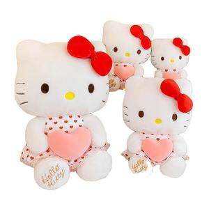 Bán buôn mềm Hello Kawaii Kitty sanlio đồ chơi sang trọng dễ thương <span class=keywords><strong>KT</strong></span> mèo Gối Thú nhồi bông và búp bê sang trọng cho trẻ em - Product Image 2