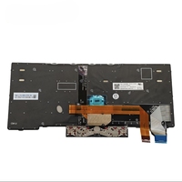 Pièces détachées pour ordinateur portable, adaptées au clavier intégré Thinkpad X280, version espagnole avec rétroéclairage et pointeur, pièces informatiques
